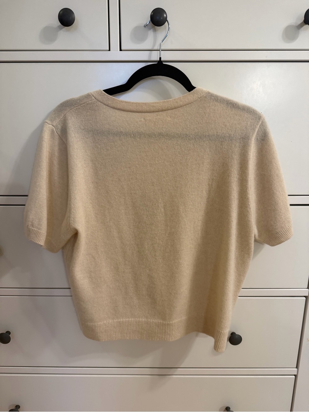 Reformation Short Sleeve Cashmere V-Neck Cardigan - Picture 2 of 4